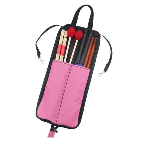 Walfront Irin 5 Colors Drum Stick Storage Hanging Bag Drumstick