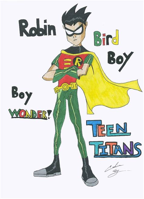 Robin Bird Boy Boy Wonder By Roxasora225 On Deviantart