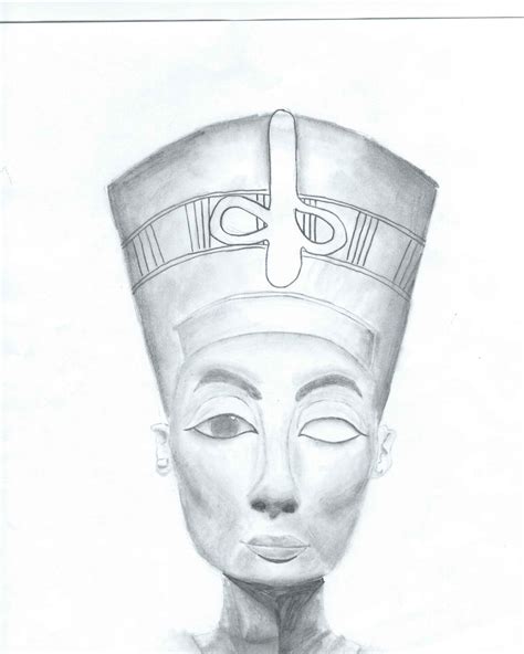 Nefertiti Sketch By Alliciaa On Deviantart