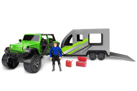 Adventure Force Jeep With Hauler Toy