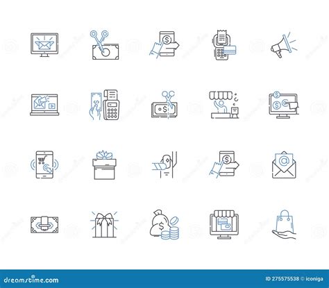 Stockroom Line Icons Collection. Storage, Inventory, Warehouse