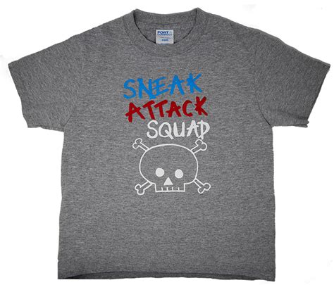 Official Sneak Attack Squad T Shirt The Extreme Toys Store