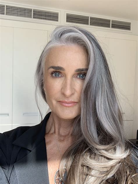 Beautiful Woman With Gray Hair Hot Sex Picture