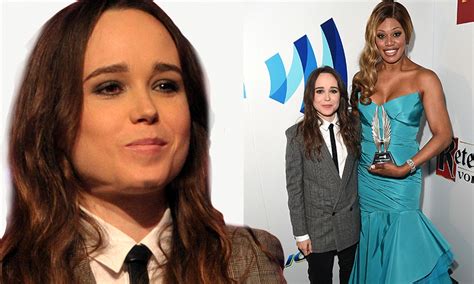 Ellen Page Presents Transgender Actress Laverne Cox With Glaad Award