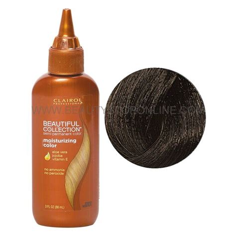 Available in 37 natural shades, so you can find the black, brunette, blonde, or red. Clairol Darkest Brown B18D Beautiful Collection Hair Color ...