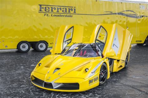 Ferrari Fxx Enzo Racecars Supercars Cars Race Italia Yellow