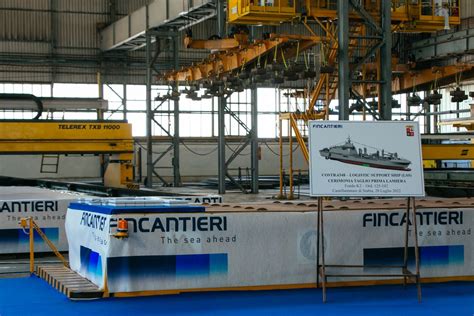 Fincantieri Cuts Steel For Italian Navys 2nd Lss Naval Today