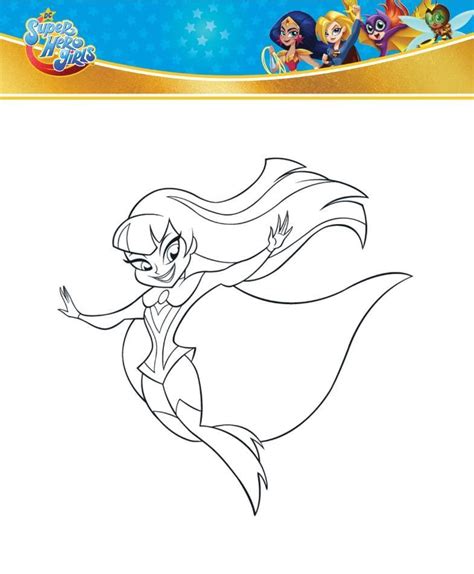 Dibujos De Dc Super Hero Girls Para Colorear Wonder Day — Dibujos