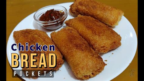 Chicken Bread Pockets Ramzan Special Crunchy Chicken Bread Pocket