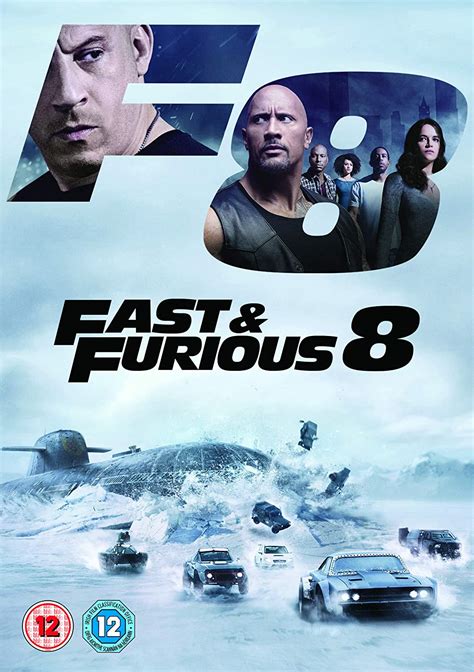 Fast And Furious 8 Dvd 2017 Uk Vin Diesel Dwayne