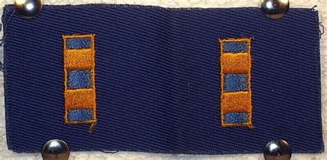 Us Air Force Chief Warrant Officer 2 Cwo2 Pair Rank Insignia Blue