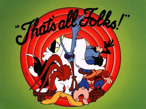 Thats All Folks Looney Tunes Characters Looney Tunes Animated