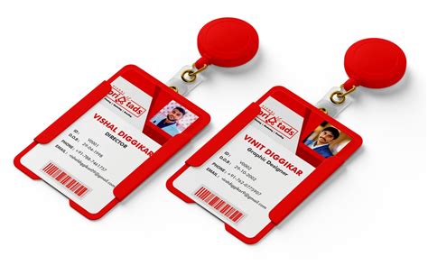 Red Pvc Id Card Holder At Rs 120piece In Pune Id 2853097823473