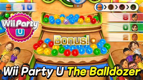 wii party u the balldozer gameplay expert com beef boss vs akira vs marit vs leonel youtube