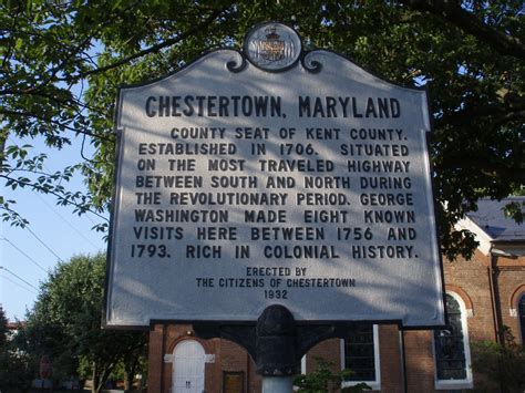 Historical Marker Chestertowne Md Steve Rusty Rust Flickr