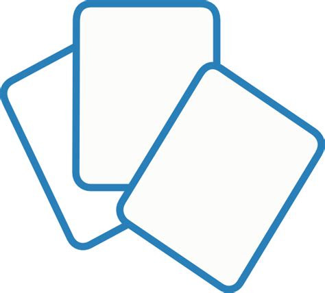 Card Deck Blue Clip Art At Vector Clip Art