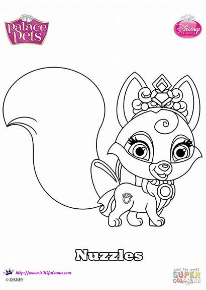 Coloring Pets Palace Pages Nuzzles Supercoloring Printable