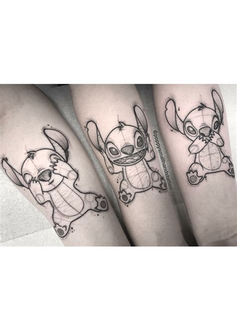 Me And My Sisters New Tattoos Got To Love Disneys Stitch Stitch