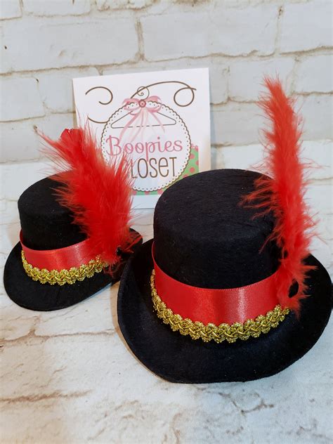 Ringmaster Mini Circus Top Hat For Adults And Children Top Hat Etsy