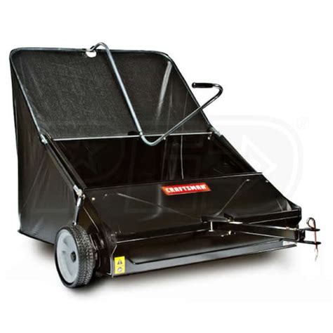 Craftsman 71 24029 44 Inch 22 Cubic Foot High Speed Tow Behind Lawn Sweeper
