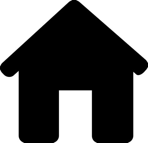 House Black Silhouette Without Door Svg Png Icon Free Download (#67113 png image