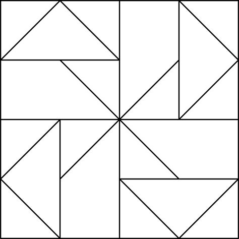 Geometric Block Pattern 48 Clipart Etc