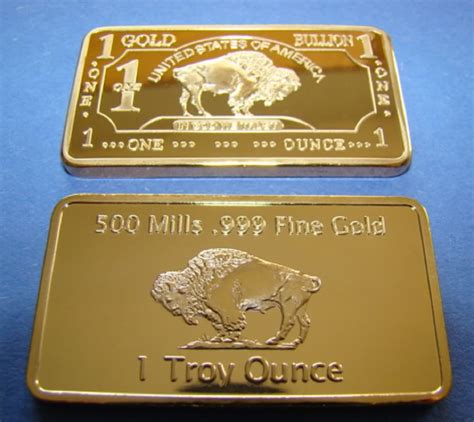 Esteemed Treasures Mint 1 Troy Ounce Gold 24k 999 American Buffalo