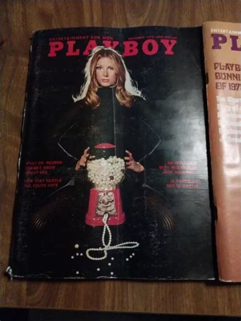 Playboy Magazine October November Lenna Sjooblom No Centerfolds