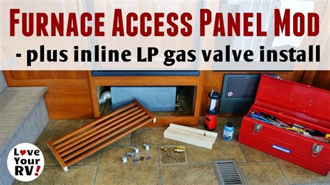 Maybe you would like to learn more about one of these? RV Furnace Panel Upgrade Plus LP Gas Valve Install - YouTube