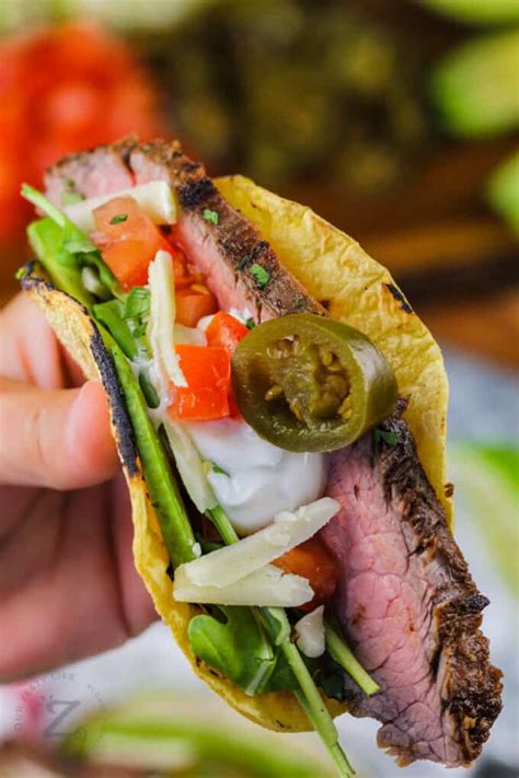 Flank Steak Tacos With Grilled Flank Steak Our Zesty Life