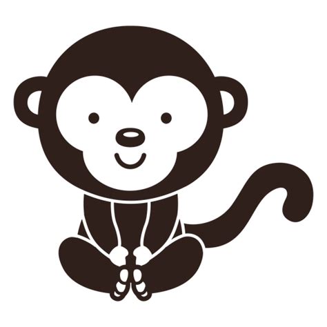 Monkey Cut Out Logo Transparent Png And Svg Vector