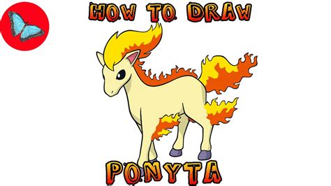 How To Draw Pokemon Ponyta Drawing Animals Youtube