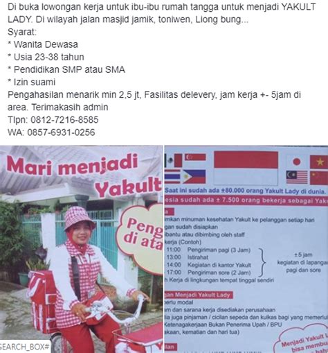 See more of yakult lady giao hàng tận nhà bmt on facebook. Lowongan Kerja Yakult Lady