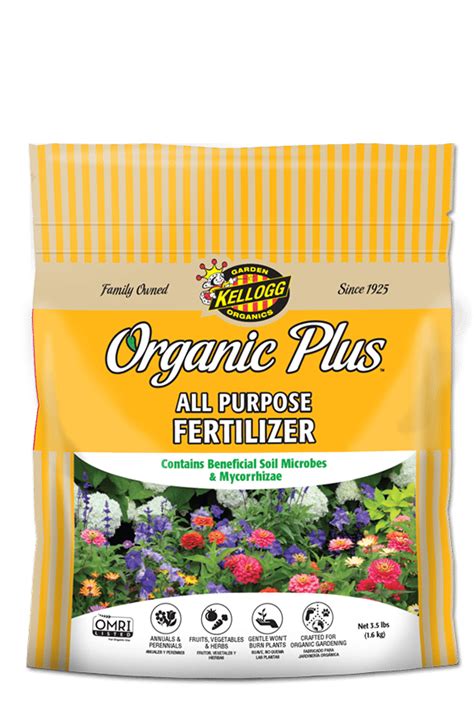Kellogg Garden Organics All Purpose Fertilizer Organic Plants