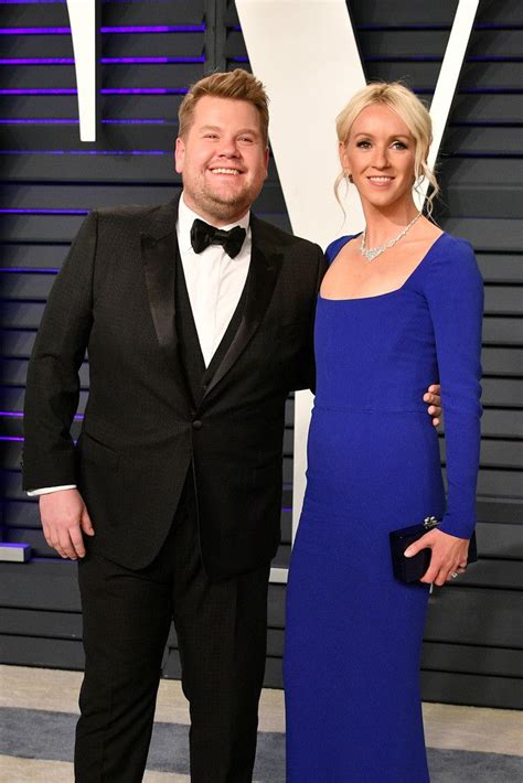 James Corden And Julia Carey Celebrity Couples Vanity Fair Oscar Party Julia