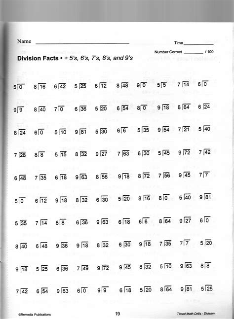 Math Problems For 4th Graders Printable