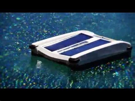 Other skimmer types include those that work through your pool's pump via the input and output. Solar Breeze Robotic Swimming Pool Surface Skimmer - YouTube