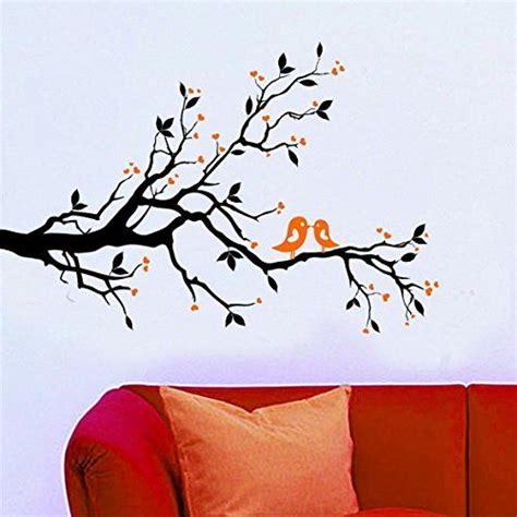 Wallstickersusa Contemporary Wall Sticker Decal Tree Branches Leaves