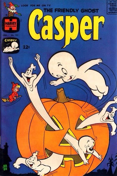 Casper The Friendly Ghost Vintage Comic Book Halloween Cover Friendly Ghost Vintage Comic Books