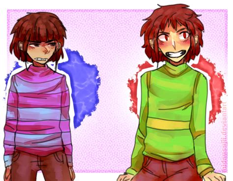 Frisk And Chara By Midousujii On Deviantart
