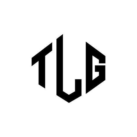 Diseño De Logotipo De Letra Tlg Con Forma De Polígono Diseño De