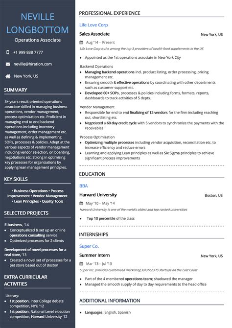 Select a professional template to begin creating the our simple resume templates allow your achievements to stand out without fancy distractions, giving. Professional Resume Templates for 2020 by Hiration