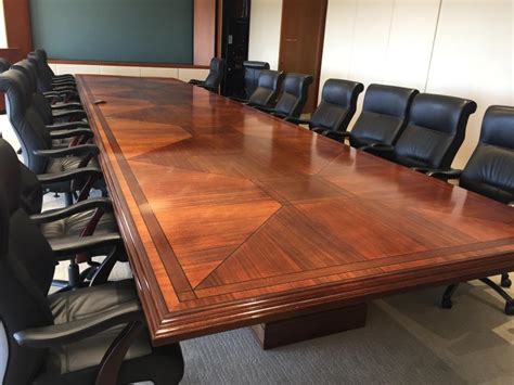 Used Office Conference Tables 285 Mahogany Conference Table Rental
