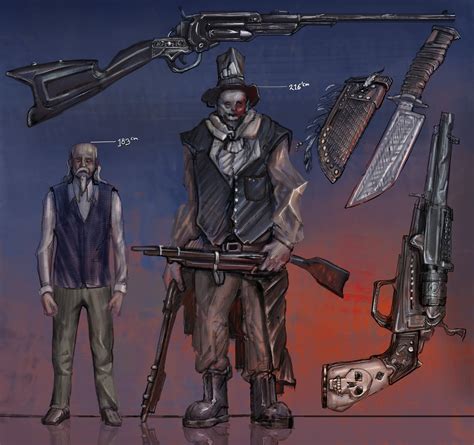 Artstation Blood Meridian Project Character Design And Keyframe