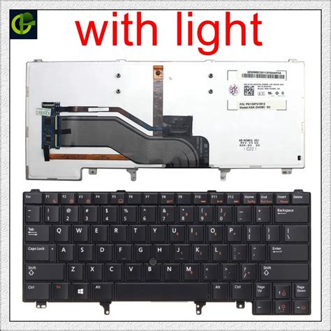 English Backlit Keyboard For Dell E6420 E5420 E5430 E6220 E6320 E6330