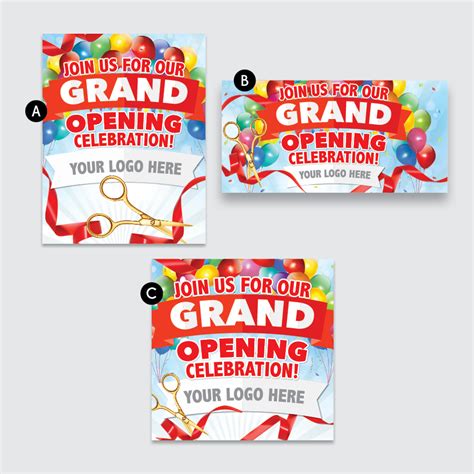Grand Opening 5pc Sign Kit A2 Direct
