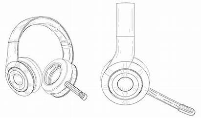 Patents Gaming Headset Drawing Patent
