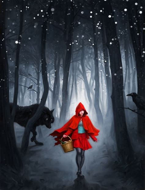 Little Red Riding Hood An Art Print By Robert Carter Red Riding