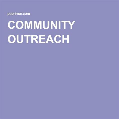 Community Outreach Ideas Makersilope