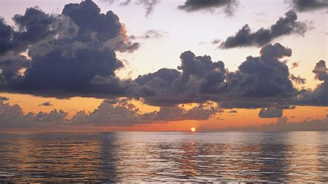 sunset, Clouds, Rain, Pacific, Ocean, Skyscapes, Sea Wallpapers HD ...